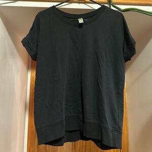 Green Tea Oversized Tee Black Size Small EUC